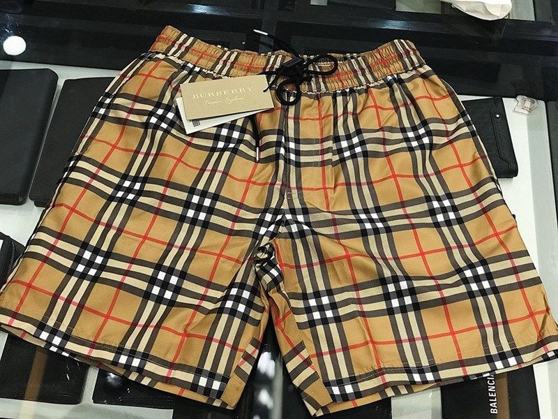 Short Burberry Nam Kẻ Vintage 