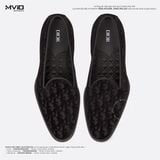  Loafer Dior Đen Nhung Vân Oblique Nổi 3LO121ZKA 969 