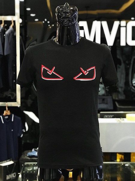  Phông Fendi Đen Mắt Đỏ Trắng 12Cpf201812331 