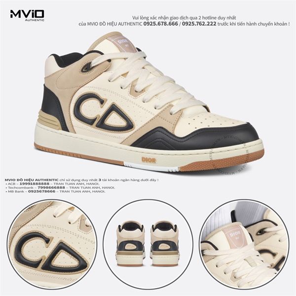  SNEAKER DIOR B57 MID BE TOP CAFL 3SH141ZXT169 