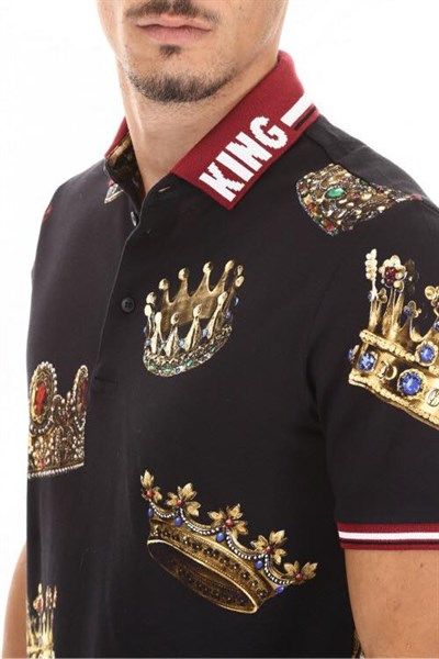  Polo Dolce Đen Vương Miện King 