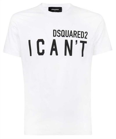  Phông Dsquared2 Trắng Ican’t S74GD0859 