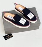  Slip On Thom Browne Navy Đạp Gót MFL025B 00249 282 
