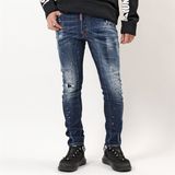  Jean Dsquared2 Xanh Vẩy Sơn Tidy Biker Tag Lá Thông S71Lb0776 