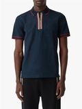  Polo Burberry Navy Cổ Sọc 8034074 