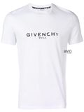 Phông Givenchy Trắng In Ngực Bm70K93002 000 