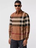  Sơ Mi Burberry Dài Tay Brown Ip Check 8037640 