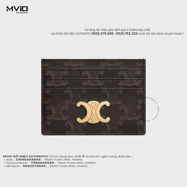  Card Holder Celine Khoá Gold 10L832CQH 