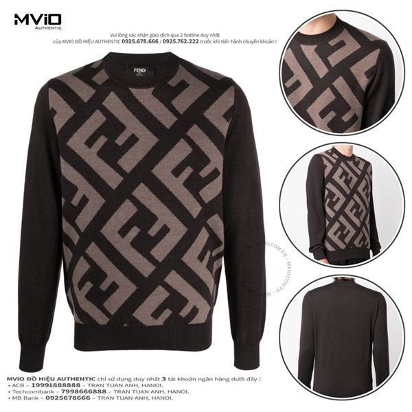  Len Fendi Nâu Tím Vân FF Xám FZX091APJKF1M2Q 