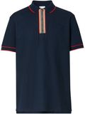  Polo Burberry Navy Cổ Sọc 8034074 