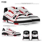  Sneaker Louis Vuitton Trắng Viền Đỏ 1AD7JM 