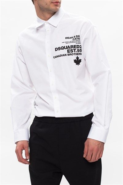  Sơ Mi Dsquared2 Trắng Dài Tay Est.95 S74Dm0520 