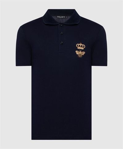  Polo Dolce Navy Ong Thêu Ngực G8Mm7Z Fu7En B0065 