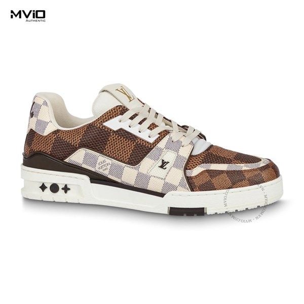  Sneaker Louis Vuitton Nâu Mix Trắng 1AAST7 