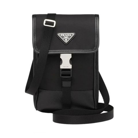  Túi Phone Bag Prada Đen Vải Dù Khoá 2Zh109 2Dmh 