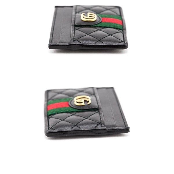 Holder Card Gucci Logo Gg Vạt Cờ 536454 0416 