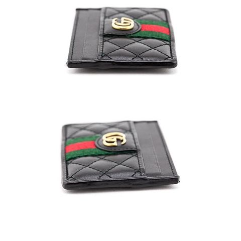  Holder Card Gucci Logo GG Vạt Cờ 536454 0416 