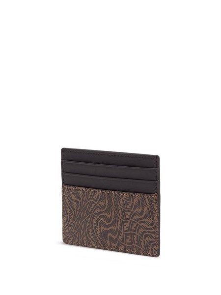  Holder Card Fendi Nâu Logo 7M0164Afsxfoh3C 