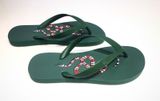  Dép Gucci Xanh In Rắn 