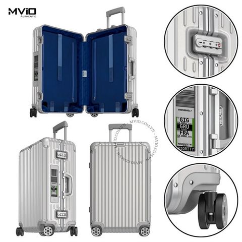  Vali Rimowa Suitcase Rimowa Topas Multiwheel Salsa Electronic Tag 