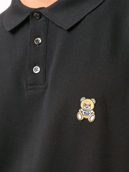  Polo Moschino Đen Gấu Vàng 212735Upl000001 