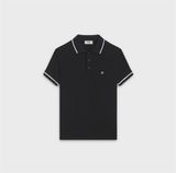  Polo Celine Đen Thêu Logo Ngực 2X136043F38Aw 