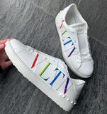  Sneaker Valentino Trắng Chữ Màu Tv830Y2 