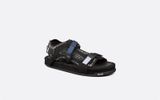  Dép Sandal Dior Vải Vân Obilique 3Sa094Ziy 