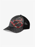  Mũ Gucci Đen Rắn Lưới 426887 4Hb10 