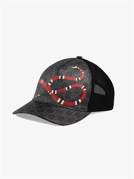  Mũ Gucci Đen Rắn Lưới 426887 4Hb10 