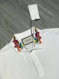  Polo Gucci Trắng Thêu Cổ Rồng 453865 X5P94 