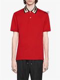 Polo Gucci Đỏ Thêu Cổ Hổ 545714 Xjagu 6057 