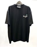  Phông Liuregali Đen Chữ Ngực Logo Hoạ Tiết Sau Lưng Xanh LRG23SS006ABRH 