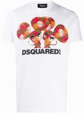  Phông Dsquared2 Trắng Chuột Đỏ S74Gd0654 