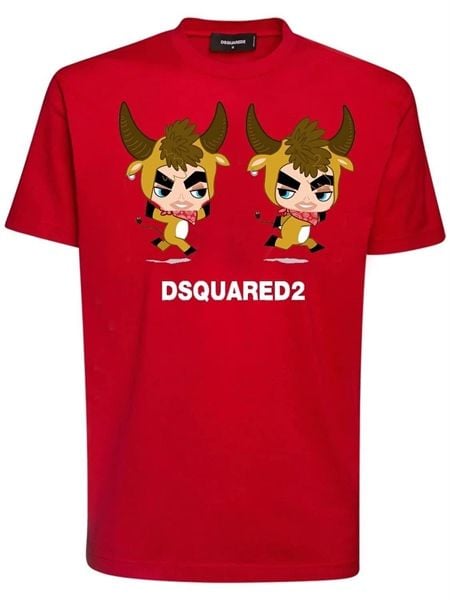  Phông Dsquared2 Đỏ Buffalo S74Gd0851 