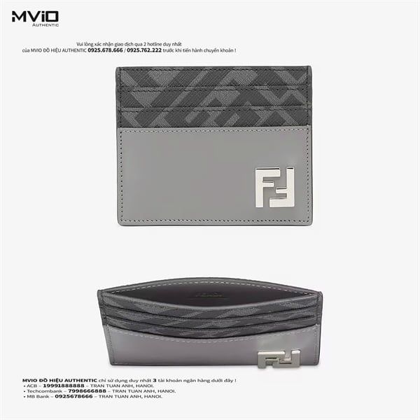  Card Holder Fend Xám Mix 7M0164AFF2 F07AL 