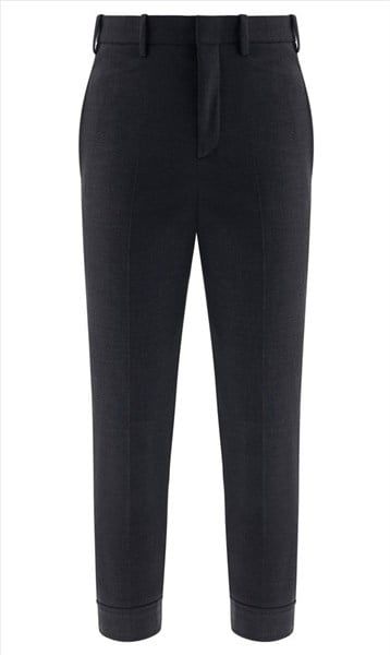  Quần Vải Neil Barrett Xám Cúc Gấu 1Pbpa665Hm066C 