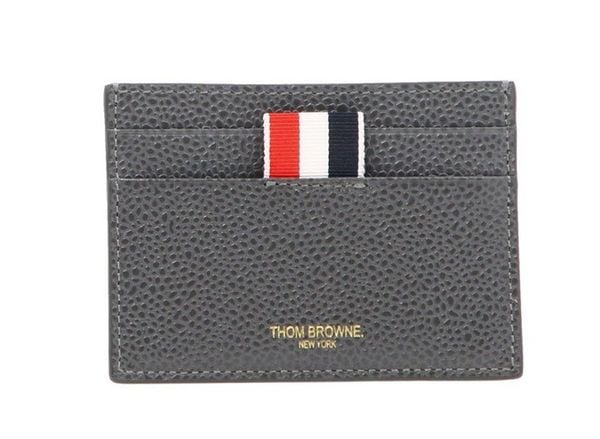  Holder Card Thom Browne Ghi 1 Ngăn Maw020L00198025 