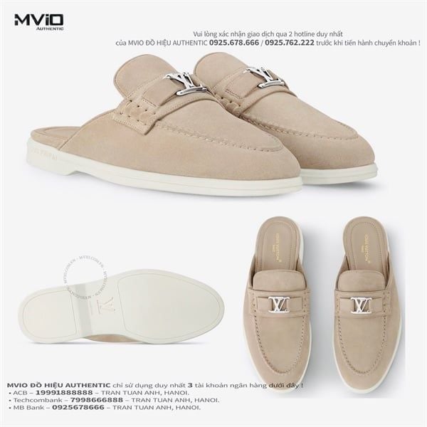  Slipper Louis Vuitton Be Tag LV Sliver 1AHOWY 