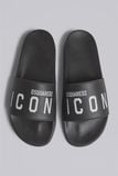  Dép Dsquared2 Icon Trắng 1Dssh 18C2 -1001 
