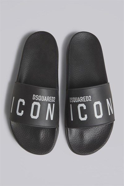  Dép Dsquared2 Icon Trắng 1Dssh 18C2 -1001 