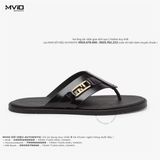  Dép Fendi Đen Kẹp Ngón Tag FF Gold 7Y1606 69FF0QA1 