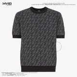  Phông Fendi Đen Vân FF Xám FZ443 AKEW F1HXU 