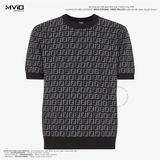  Phông Fendi Đen Vân FF Xám FZ443 AKEW F1HXU 