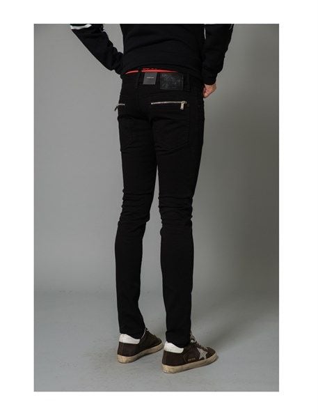  Jean Dsquared2 Đen Khóa Trắng Dáng Cleament S71Lb0021 