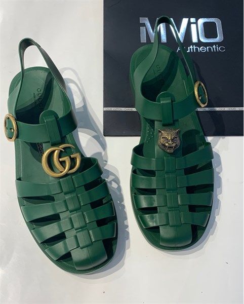  Dép Gucci Xanh Lá 463463J8700 