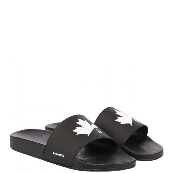  Dép Dsquared2 Lá Phong Trắng D2 1Dssh1802_1002 