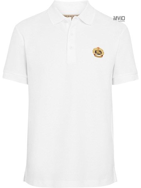  Polo Burberry Trắng Bông Lúa 8003021 
