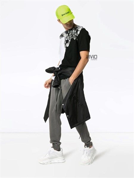  Phông Marcelo Burlon Đen Trắng Cánh Rắn Cmaa018R 1020 