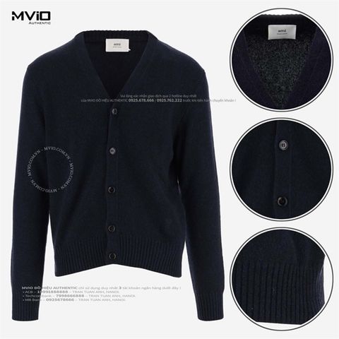  Khoác Cardigan Ami Xanh Navy HKC127005 